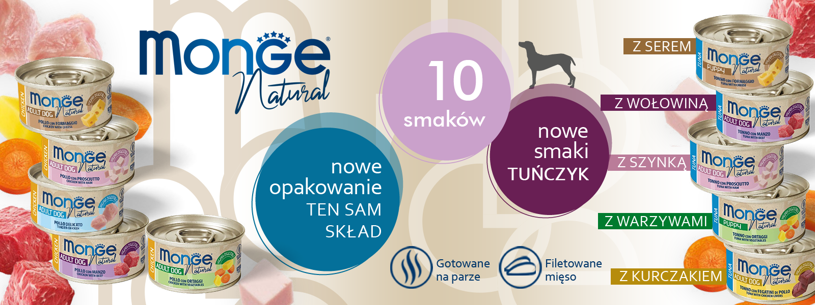 monge DOG NATURAL 95g